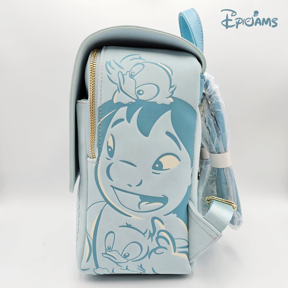 Loungefly Disney Lilo & Stitch Ducklings Buckle Mini Backpack - Picture 5 of 8